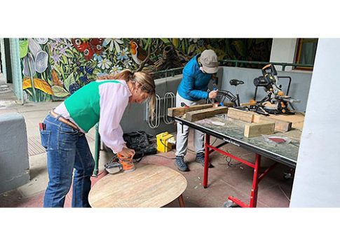 Upcycling at Gridlestone Community Centre