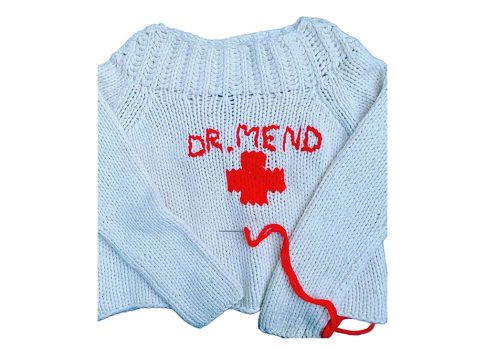 Sewcial and mending surgery with “Dr Mend” – Kate Sekules